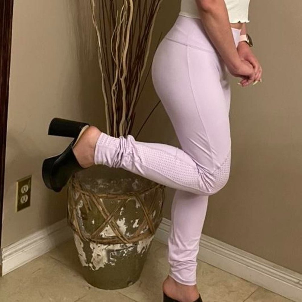 Lavender Activewear Leggings - Picture 1 of 4
